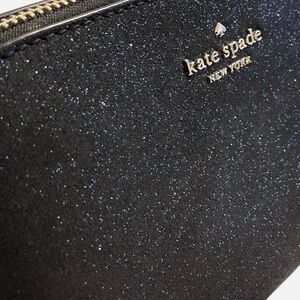 Kate Spade Black Sparkle Clutch NWT